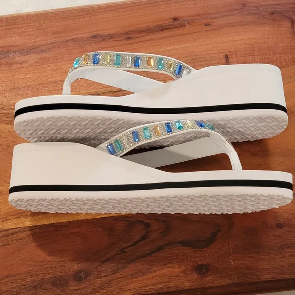 VICT POPU Gem Sparkle Sandals - Picture 3 of 7